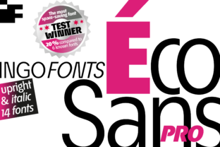 Reviewing Éco Sans Pro Upright Italic Typeface
